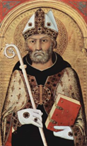 Sant'Agostino in un dipinto di Simone Martini