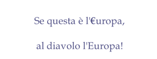 Euro: effetto letale

