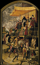 220px-Pedro_Berruguete_Saint_Dominic_Presiding_over_an_Auto-da-fe_1495